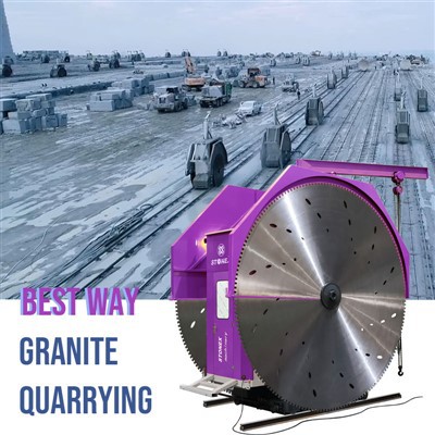 Doppelklingen-Steinbruchschneidemaschine