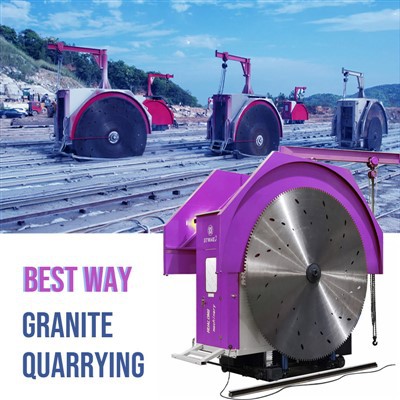 Steinbruchschneidemaschine